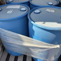 Plastic Drum - 55 Gallon, Closed Top, Blue