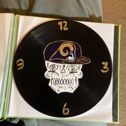 Rams Football Wall Clock