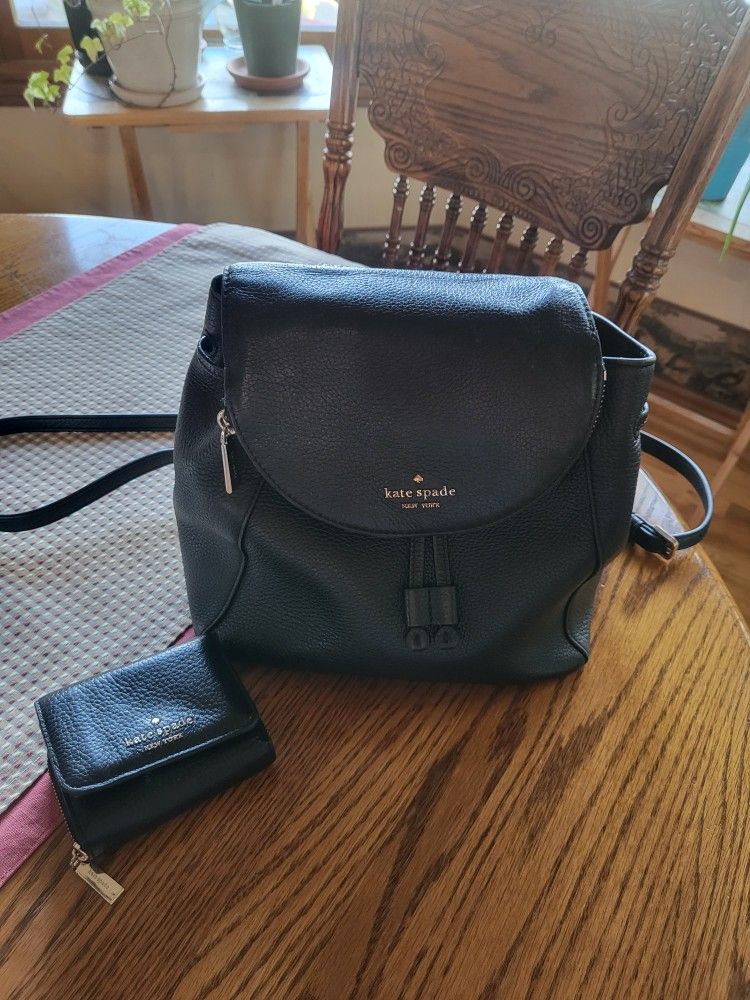 Kate Spade Backpack And Wallet