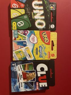 Uno And Clue Card Games