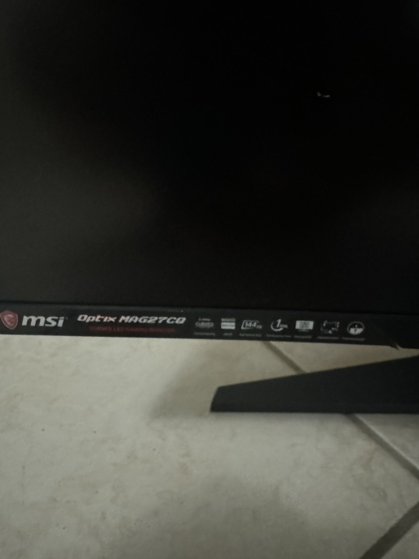 MSI Mag27cq 27” CURVED 144Hz 2560x1440 1ms Gaming Monitor