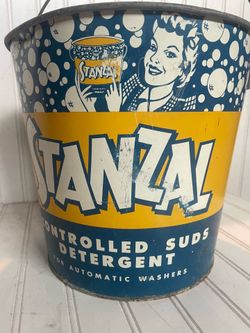 Antique Laundry Detergent Bucket