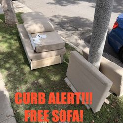 Free Sofa Curb Alert!