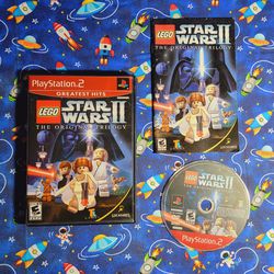 LEGO Star Wars II The Original Trilogy Sony PlayStation 2 PS2 Complete CIB