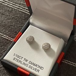 New Sterling Silver stud Earrings  $40