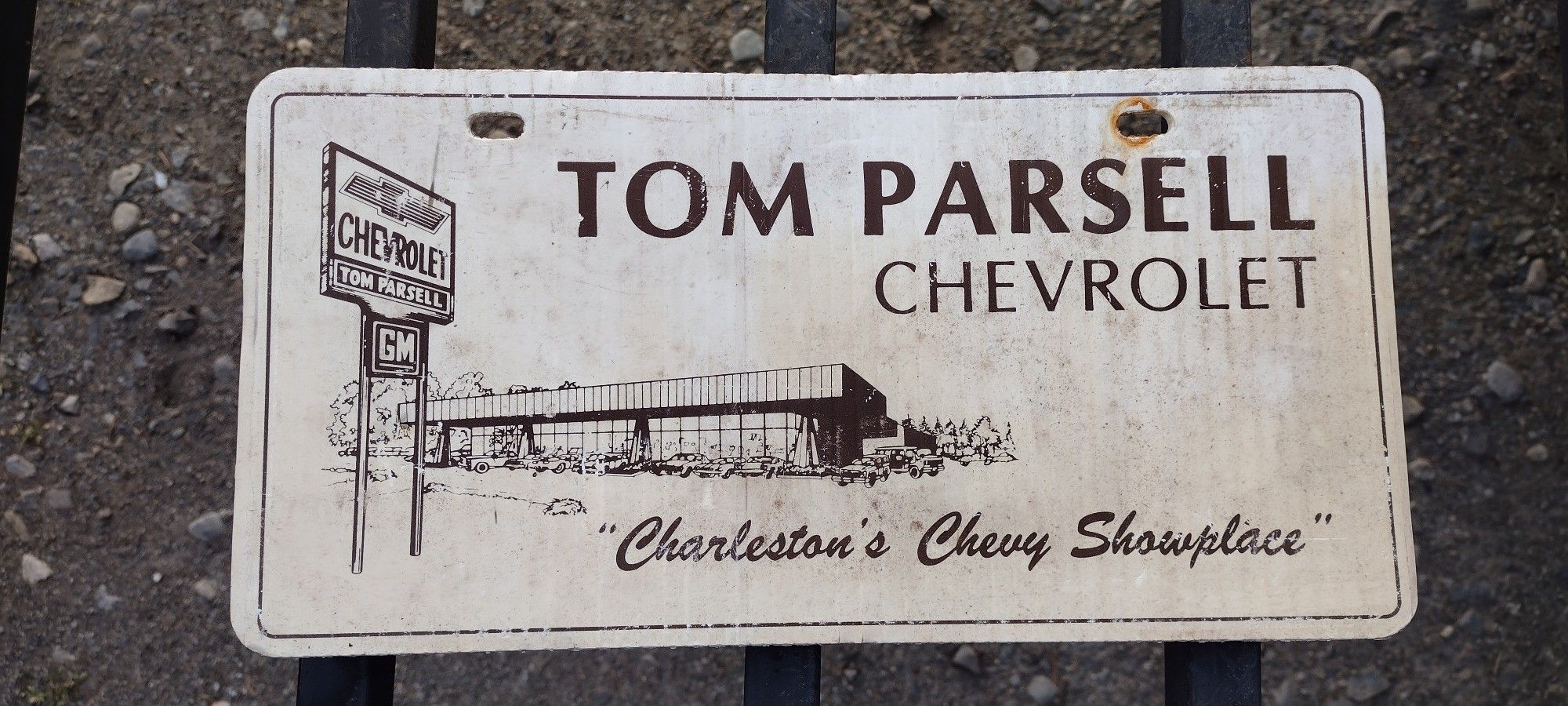 tom parsell dealership plate insert