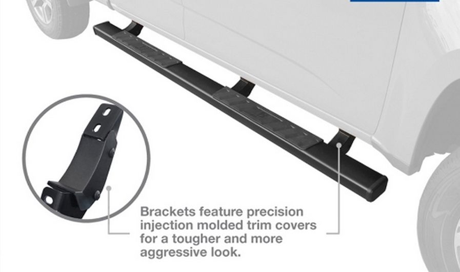 2005-21 Toyota Tacoma 4" Black Side Step Nerf Bars Running Boards