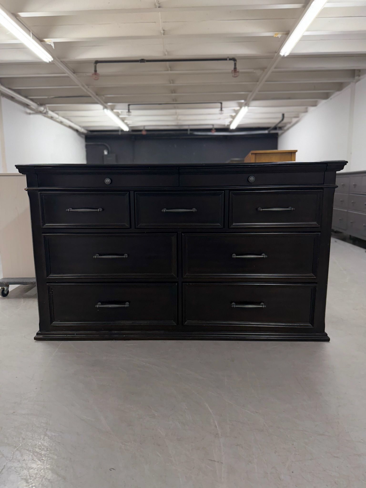 Dark Brown 9 Drawer Dresser