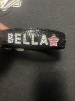 Bella Dog Collar With Bling
