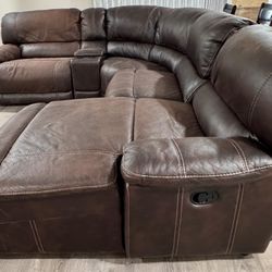 Used Couch, Recliner On One Side. 