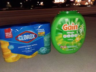 Gain& Clorox  Wipes
