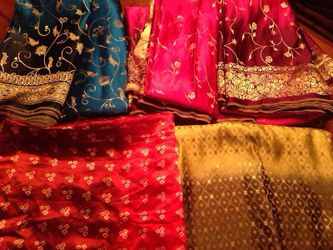 Sari silk fabric 2 yards bundles