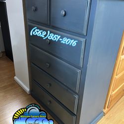 Grey Duplex Pinewood Dresser Cajonera Comoda 