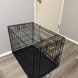 2-Door Metal Wire Pet Crate 