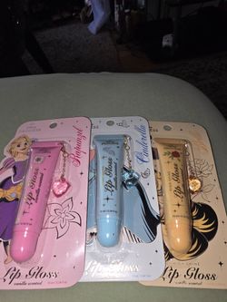 Disney Princess lip gloss with charm