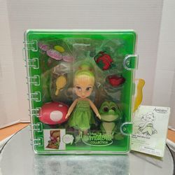 Disney Animators Collection Tinker bell 5" mini Doll Playset New in Box
