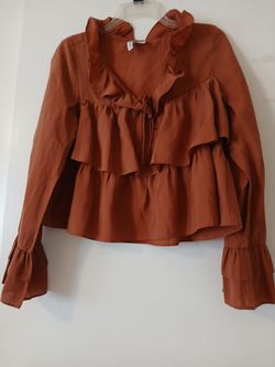 Blusa de mujer color marron