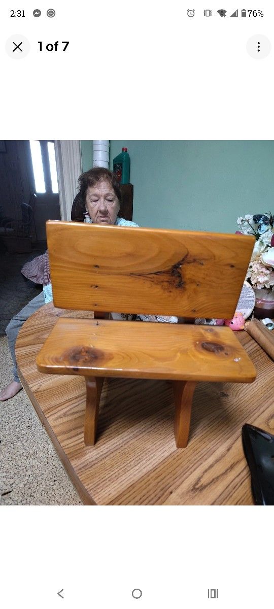 Old Fashioned School Desk 16 Inches Tall 15 Inches Wide Vintage Style Wooden