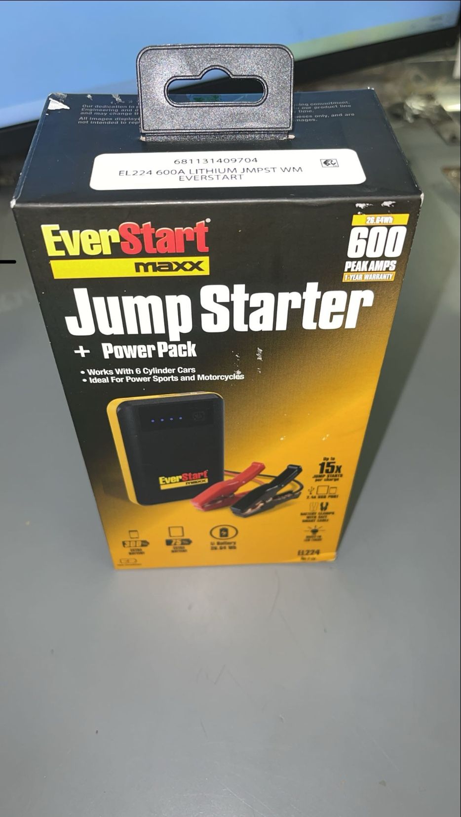 EVERSTART 600AM JUMP STARTER