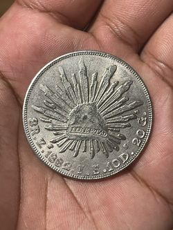 1882 Mexico Silver Coin