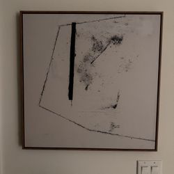 Framed Minimalist Abstract Wall Art – Modern / Gallery Style