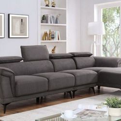 🔥🔥Brand New Grey Modern Style Sectional Sofa🔥🔥
