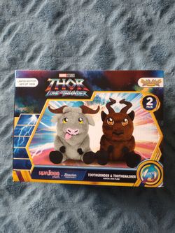 Thor's Toothgrinder And Toothnasher  Plush Toys
