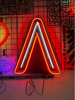 Vintage Real Neon Sign Painting A Abstract Vegas vintage art 30x40 artwork
