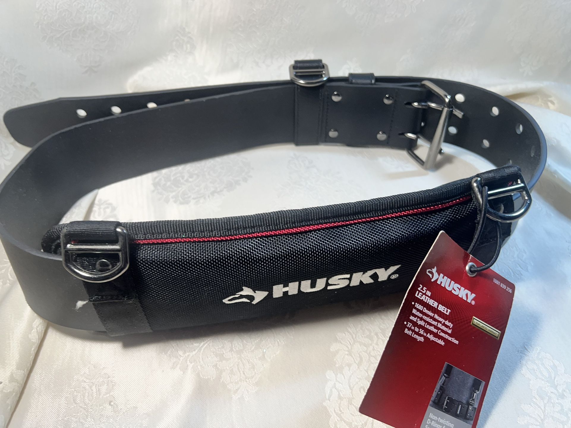 New Husky Black Padded Work Tool Belt 