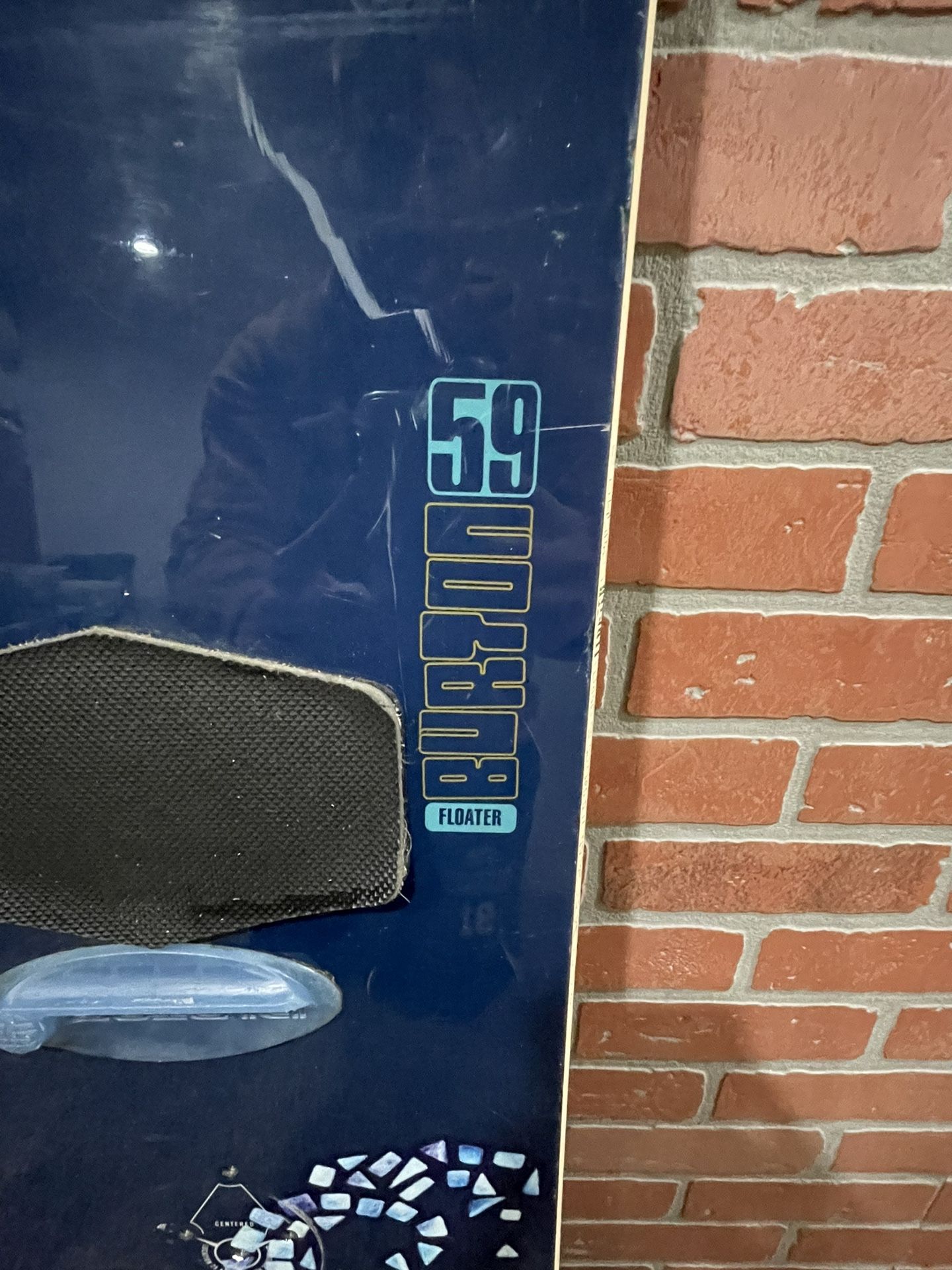 Wide Burton Snowboard