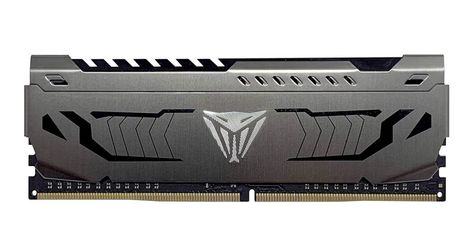 Patriot Viper Steel DDR4 RAM 8GB (1X8GB) 3200MHz CL16 Desktop Memory Voltage: 1.35v; Supports Intel XMP; Module type: UDIMM