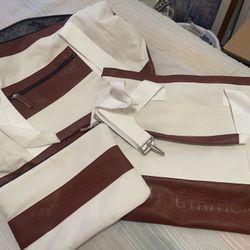 White Duffle Bag Set