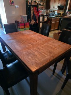 Wood table
