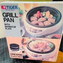 🔥 TIGER Grill Pan with Barbecue Plate (3.6 QT) – Multi-Use Electric Cooker! 🔥  📍 Pickup Location: Durango and 215  Upgrade your cooking game with t