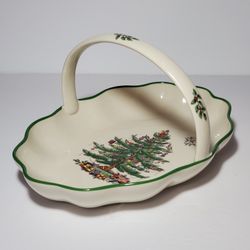 Spode Christmas Tree Oval Bread Basket