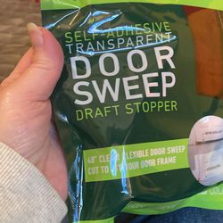 Greenlite Door Sweep Transparent Self Adhesive Draft Stopper