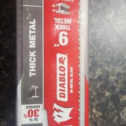 Diablo Metal Blade 9" 25 Pack