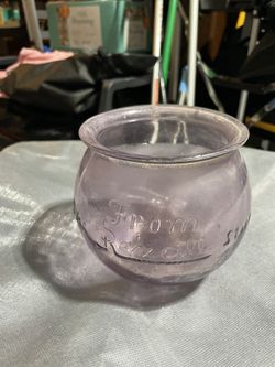 Rexall Purple Glass Bowl Antique