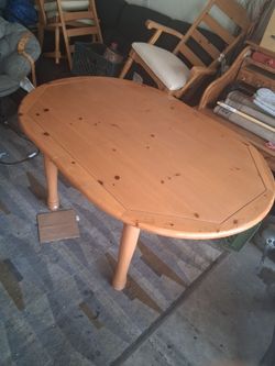 Table and chairs