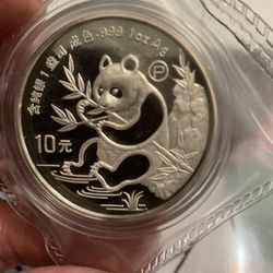 PANDA SILVER 1oz Coins