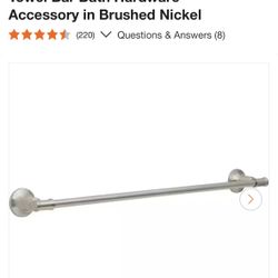 Delta Chamberlain 24” Towel Bar Bath Hardware Accessory in Brushed Nickel (Multiples Available) NEW