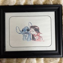 LILO And Stitch Picture Frame With Disney Stamp