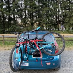 TYGER 1-Bike Trunk Mount in Black (Compatible with Most Sedans/Hatchbacks/SUVs)