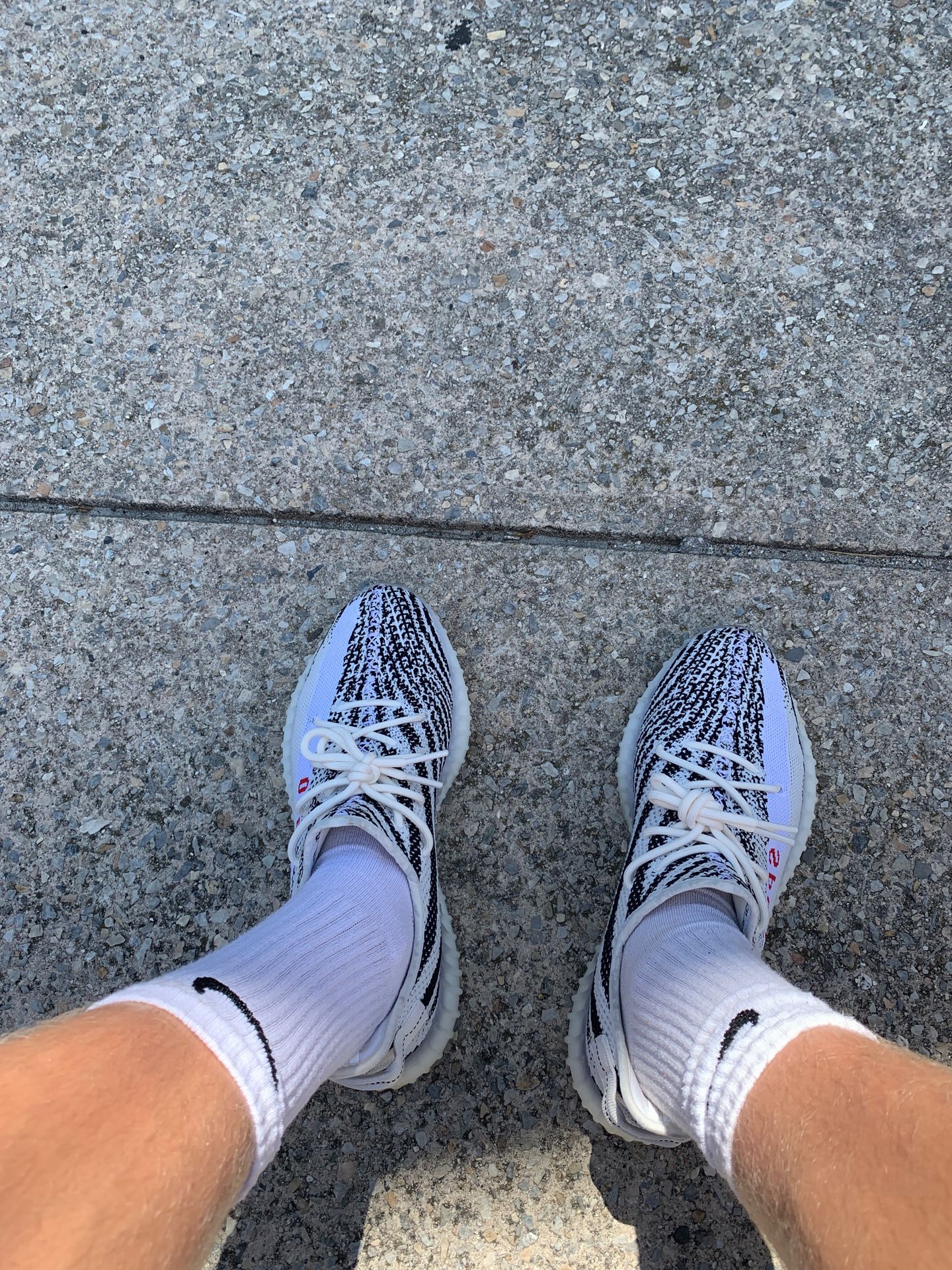 Yeezy Zebra size 10.5 good condition