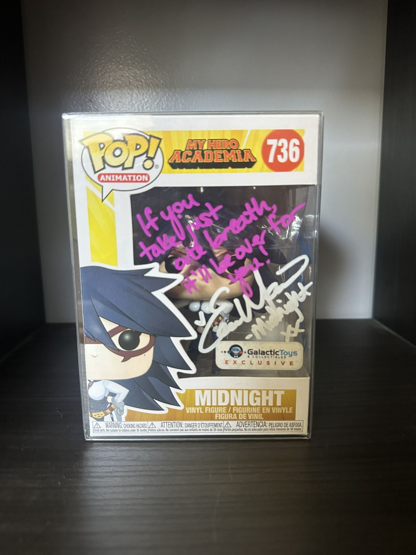 Midnight Funko Pop Signed