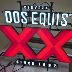 DOS EQUIS NEON SIGN 