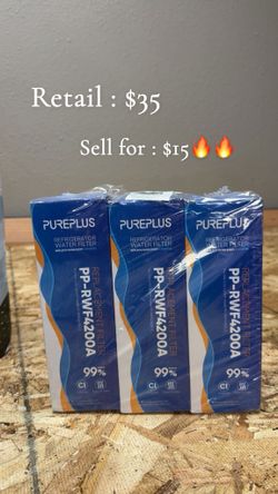 PurePlus Refrigerator Water Filter – PP-RWF4200A (3 Pack) 