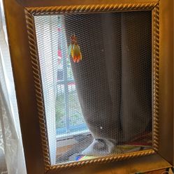 Antique Gold Framed Jewelry Holder