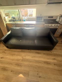 Leather Futon (Queen Size)