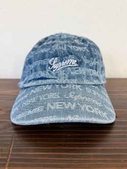 Supreme Multi Type Jacquard Denim 6-Panel Hat
